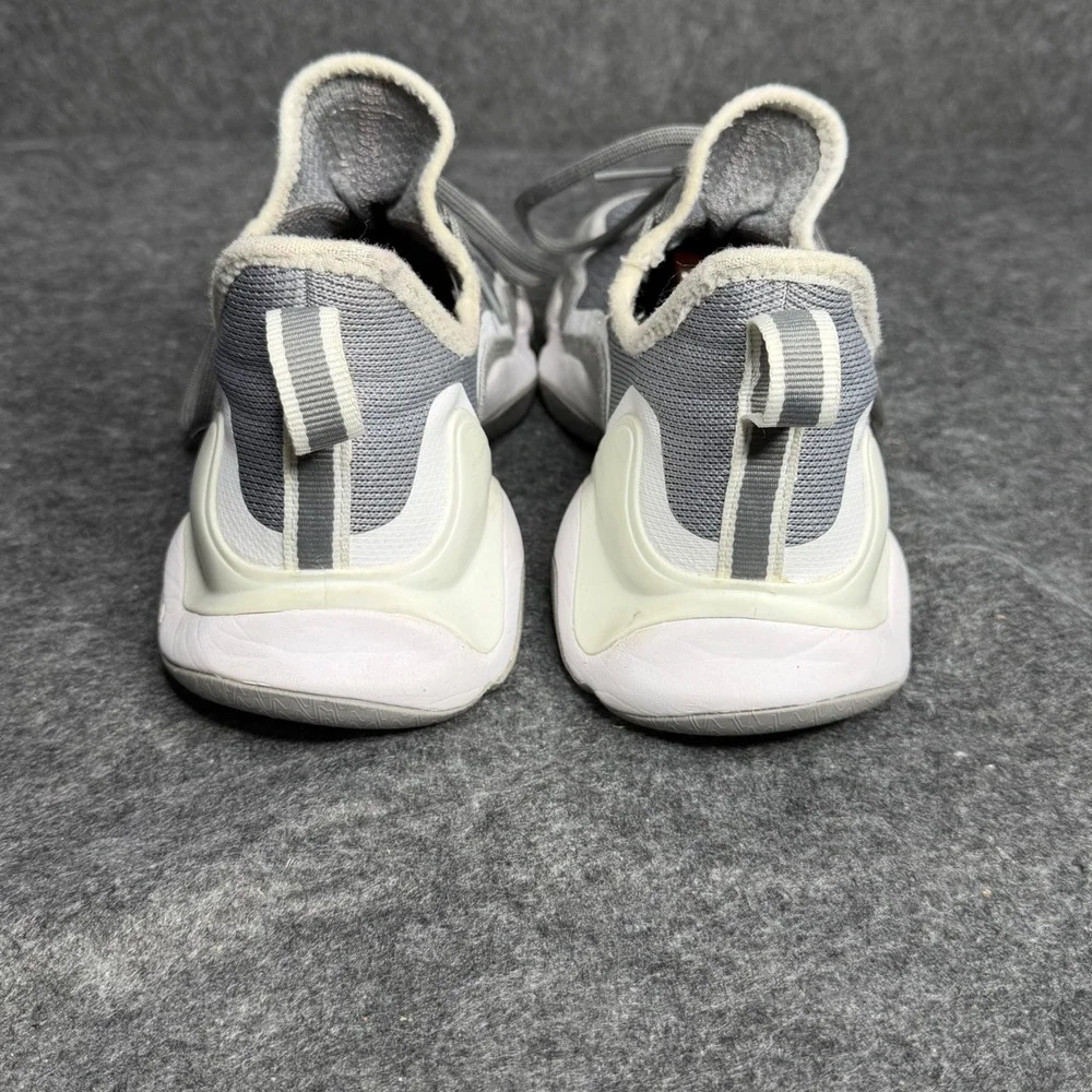 Adidas Boost Grey White Mesh Suede Low Top Athletic Sneakers Mens Size 8.5